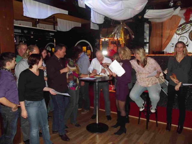Karaoke im Tanzcafe Hubertus
