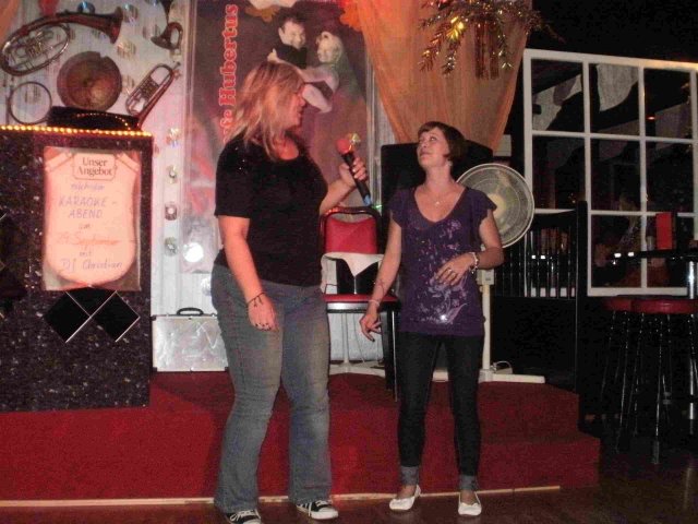Karaoke im Tanzcafe Hubertus